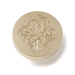 Цветок Золотая восковая печать, латунная головка штампа, цветочный узор коллекции, для сургучной печати, цветок, 25x14 мм, внутренний диаметр: 7 мм