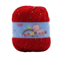 Красный Полиэфирная пряжа, твидовая пряжа, для свитера-шапки, для вязания крючком принадлежности, красные, 2 мм, около 85.30 ярдов (78 м) / моток