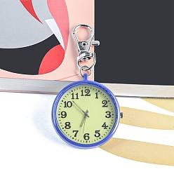 Синий Светящиеся кварцевые металлические часы, кулон, украшение, синие, 1x3.3 см