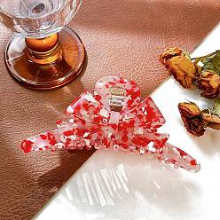 Сэнди Коричневый Заколки для волос в форме когтей из ацетата целлюлозы, аксессуары для волос для женщин и девочек, бантом, песчаный коричневый, 130 мм