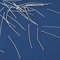 Серебро Латунные штифты, без свинца, без кадмии и без никеля, серебряные, 25x0.9 мм, Руководитель: 1.5 mm, 19 датчик