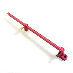 Светло-Вишневый Регулируемый калибр для деревообработки из алюминиевого сплава, разметчик компаса, круглая линейка для рисования кругов, светло-вишневый, диапазон измерения: 30см