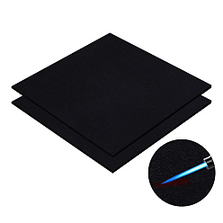 Черный Сварочный огнестойкий хлопок, квадратный, чёрные, 300x300x5 мм