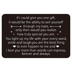 Черный 1 ПК прямоугольные из нержавеющей стали пустые термотрансферные карты, с 1 бумажными конвертами для ПК, электрофорез черный и цвет нержавеющей стали, 85x55x0.7 мм