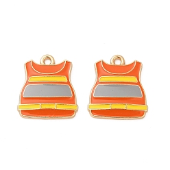 Clothes Подвески из эмали и сплава, золотой свет, без кадмия, без никеля и без свинца, одежда, 20x18x2.5 мм, отверстие : 1.8 мм