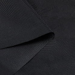 Черный 2 ярдов полиэфирной ткани, для поделок ремесел, аксессуары для одежды, чёрные, 1480x0.4 мм