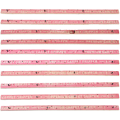 Salmon Wood Tufting Frame Tack Strip, Carpet Tack Strips with Iron Nails, Salmon, 505x20x17.5mm