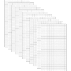 Белый 20лист 2стили пенопластовые наклейки, с клейкой спинкой, для противоскользящих аксессуаров, прямоугольные, белые, 6~12x6~12 мм, 10 лист / стиль