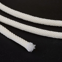 Creamy White Nylon Threads, Milan Cords/Twisted Cords, Creamy White, 3mm, about 21.87 yards(20m)/roll