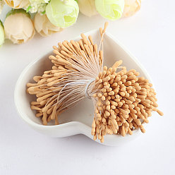 Цвет Древесины Пластиковый искусственный матовый цветочный сердечник, для свадебного прохода центральные столовые конфетти вечерние сувениры украшения дома, деревесиные, 2 мм