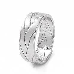 Color de Acero Inoxidable Anillo de acero inoxidable con ranuras para mujer que no se deslustra, color acero inoxidable, diámetro interior: 304 mm