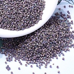 (DB1067) Матовый Металлический Чертополох Золотой Ирис Бусины miyuki delica, цилиндр, японский бисер, 11/0, (db 1067) золотой матовый чертополох ирис, 1.3x1.6 мм, отверстия: 0.8 мм, около 10000 шт / мешок, 50 г / мешок