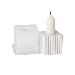 Белый Силиконовые формы для свечей своими руками, для ароматических свечей, прямоугольные, белые, 52x52x42 мм