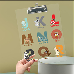 Letter Acrylic Clipboards, Multi Pack Clipboards, with Clip, for Office, Rectangle, Mixed, 305x225mm
