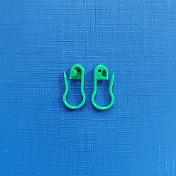 Средний Морско-зеленый Пластиковые штыри калабаша, Маркер вязальной строчки, средний морской зеленый, 23 мм, 1000 шт / пакет