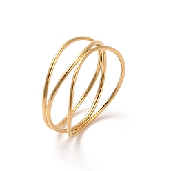 Настоящее золото 18K Ионное покрытие (ip) 304 кольцо из нержавеющей стали, реальный 18 k позолоченный, 5~7 мм, внутренний диаметр: 17 мм