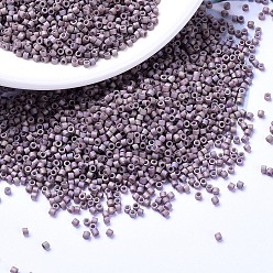 (DB1064) Матовый Металлический Орхидейный Золотой Ирис Бусины miyuki delica, цилиндр, японский бисер, 11/0, (db 1064) ирис из матовой металлической орхидеи и золота, 1.3x1.6 мм, отверстия: 0.8 мм, около 10000 шт / мешок, 50 г / мешок