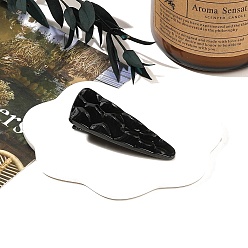 Черный Сплав зажимами волос, аксессуары для волос для женщин и девочек, чёрные, 50 мм