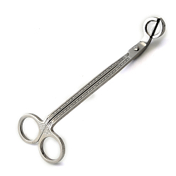 Нержавеющая Сталь Цвет Триммер для фитиля свечи из нержавеющей стали, не тускнеющий, аксессуары для свечей, цвет нержавеющей стали, 18x5.8 см