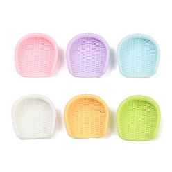 (52) Непрозрачная лаванда Кабошоны из смолы, совок для мусора, разноцветные, 28x26.5x10.5 мм