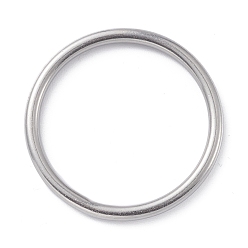 Edelstahl Farbe Anlaufgeschützt 304 Verbindungsringe aus Edelstahl, Ring, Edelstahl Farbe, 36x3 mm, Innendurchmesser: 30 mm