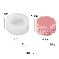 Цветок Пищевые силиконовые формы для свечей своими руками, для изготовления ароматических свечей, цветок, цветок, 72x35 мм