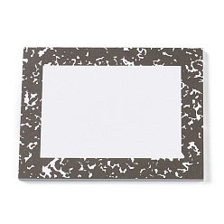Cattle No Sticky Memo Pad, Memo Notepads, for Note-Taking, Reminders Office School Reading, Rectangle, Cow Pattern, 80x106x5mm, 50pcs/Bag