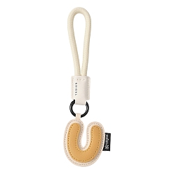 Letter U Декоративный кулон в виде буквы из искусственной кожи, для украшения сумки, Буква U, 200 мм