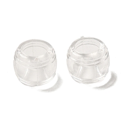 Прозрачный Прозрачного акрилового Европейский бисером, колонка, прозрачные, 12x10 мм, отверстие : 7 мм, Около 757 шт / 500 г