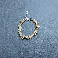 Солнечный Камень Браслеты из натурального солнечного камня с бусинами для женщин