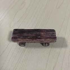 Коричневый Украшения для табуретов из смолы, микроландшафтное украшение для сада, кофе, 56x16 мм