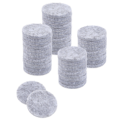 Серебро Войлочные самоклеящиеся подушечки, накладки для защиты мебели от скольжения, захваты для мебели, плоско-круглые, серебряные, 25x3 мм, 100 шт
