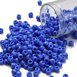 (48L) Opaque Periwinkle Тохо 6/0 круглые бусины, японский бисер, (48 l) непрозрачный барвинок, 4 мм, отверстие : 1.5 мм, Около 7570 шт / фунт