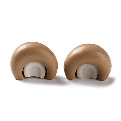 Верблюжий 3d кабошоны из непрозрачной смолы с ушками животных, медвежьи уши, для изготовления повязки на голову своими руками, верблюжие, 20x25x14 мм