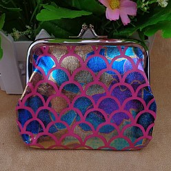 Разноцветный Трапециевидная сумка для куклы из пвх, с металлической оправой для сумочки платинового цвета и блестящей пудрой, принадлежности для американских кукол, весы шаблон, красочный, 100x120 мм