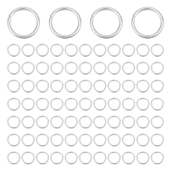 Нержавеющая Сталь Цвет 150 шт. 304 открытые соединительные кольца из нержавеющей стали, круглые, цвет нержавеющей стали, 15 датчик, 15x1.5 мм, внутренний диаметр: 12.3 мм