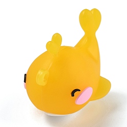 Золотистый ПВХ подвески, кит, золотые, 48x27x35 мм, отверстие : 3 мм