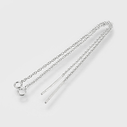 Платина Латунные цепи, ушные резьбы, платина, 90 мм , штифт: 0.5 мм
