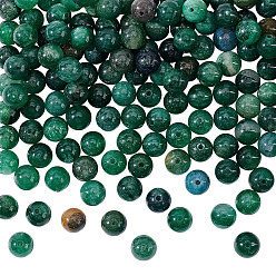 Fuchsite 2 нити натуральные фукситы бусины нити, круглые, 6.5 мм, отверстие : 0.8 мм, около 64 шт / нитка, 15.55 дюйм (39.5 см)