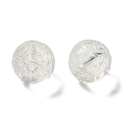 Прозрачный АВ Прозрачные стеклянные бусины, градиент цвета, круглые, ясно AB, 12.5x12 мм, отверстие : 1.4 мм