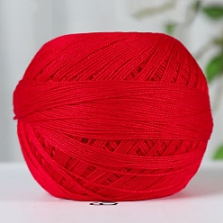 Красный Хлопковые волокна пряжа для вязания, для одежды шарфы свитера шали шапки, красные, 50г/моток, около 317.15 ярдов (290 м) / моток
