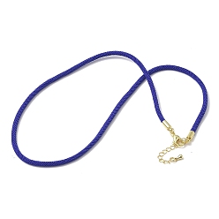 Розовато-лиловый 3 изготовление ожерелий из нейлонового шнура миланского плетения толщиной ☐ мм, с латунными выводами и 304 застежками из лобстера из нержавеющей стали, золотые, стойки покрытие, долговечный, розовато-лиловый, 17.83 дюйм (45.3 см)