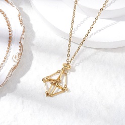 Золотой 304 мешочек из нержавеющей стали для изготовления ожерелий в технике макраме, золотые, 17.72 дюйм (45 см)