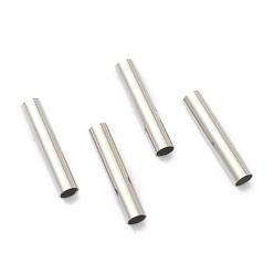 Нержавеющая Сталь Цвет Устойчивые к потускнению 304 трубки из нержавеющей стали, цвет нержавеющей стали, 10x2 мм, отверстие : 1.5 мм