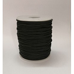 Черный Нейлоновая нить, чёрные, 1.5 мм, Около 100 ярдов / рулон