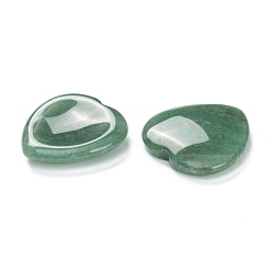 Green Aventurine Natural Green Aventurine Massage, Heart, for Face to Lift, Decrease Puffiness and Tighten, 39~40x39.5~40x7~8mm