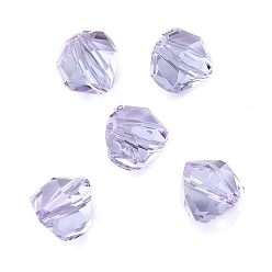 лаванда Стекло имитация австрийских хрустальных бусин, многоугольник, граненые, лаванда, 7x7.5x7.5 мм, отверстие : 1.2 мм