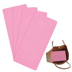 Pearl Pink Felt Pad Rectangle Bag Bottom, for Knitting Bag, Women Bags Handmade DIY Accessories, Pearl Pink, 372x170x2mm