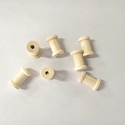 Mokassin Holzspulen, Nähzubehör, Kolumne, Mokassin, 15x23~25 mm, Bohrung: 5 mm