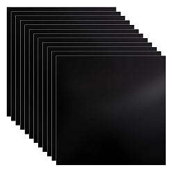 Black Laser Testing Paper, Engraving Machine Test Paper, Square, Black, 180x180x0.2mm